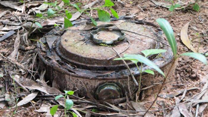 إصابة عسكري بانفجار لغم ارضي في بلدة وادي خالد #عكار