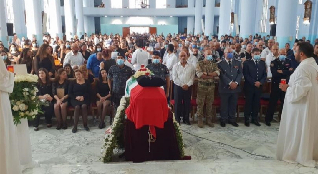قوى الأمن وبلدة زغرتا شيّعتا الرقيب أول الشهيد توفيق الدويهي
