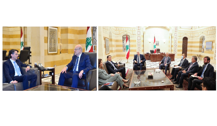 ميقاتي يلتقي هوكشتاين ميقاتي يلتقي هوكشتاين