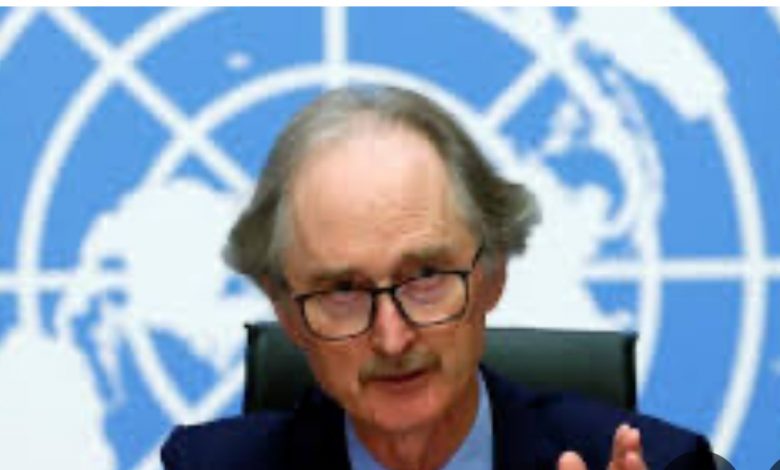 وصول المبعوث الأممي إلى سوريا غير بيدرسون وصول المبعوث الأممي إلى سوريا غير بيدرسون